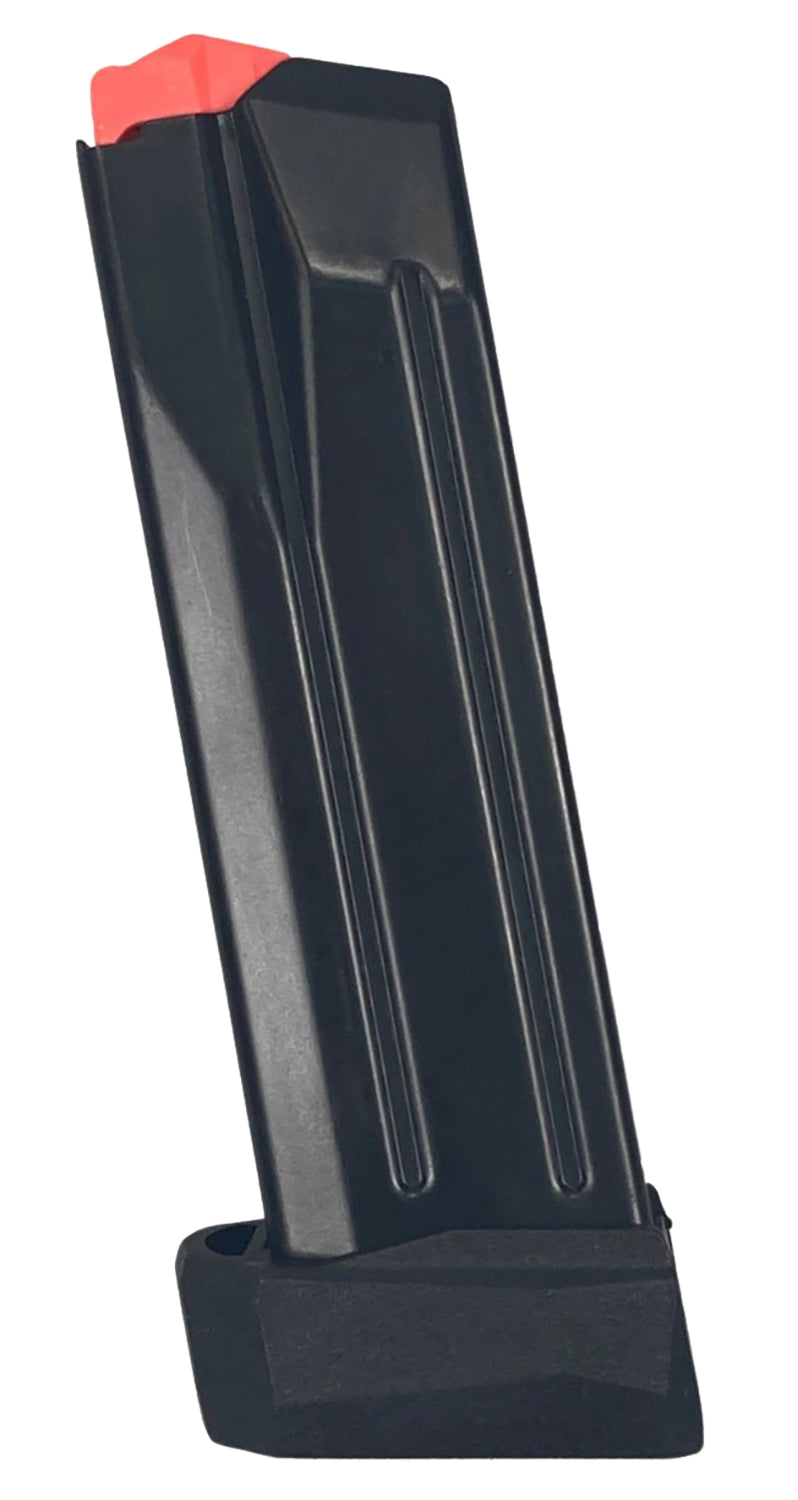 AREX 9mm Luger 15+2 Extended Capacity Pistol Magazine Fits Delta M Black Polymer/Steel