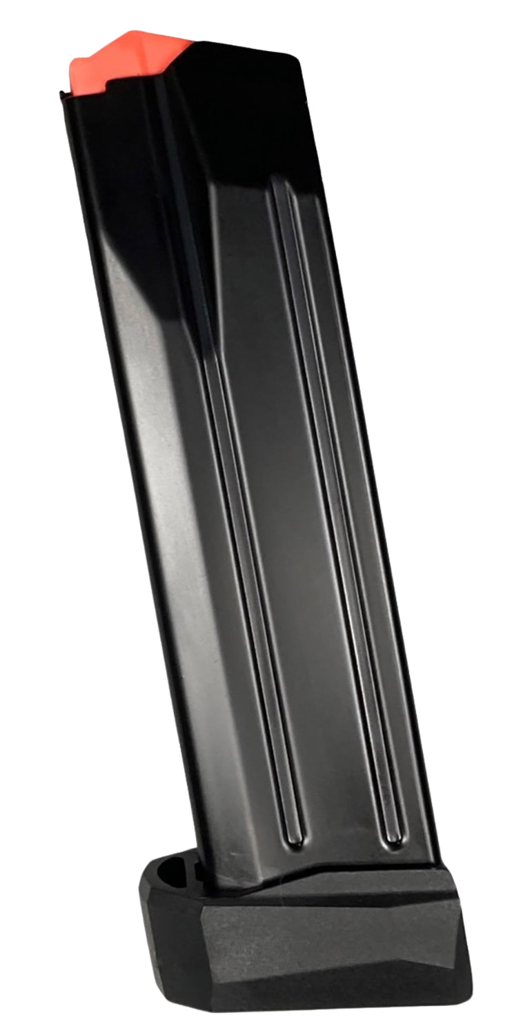 AREX 9mm Luger 17+2 Extended Pistol Magazine Fits Delta L/X Black Aluminum