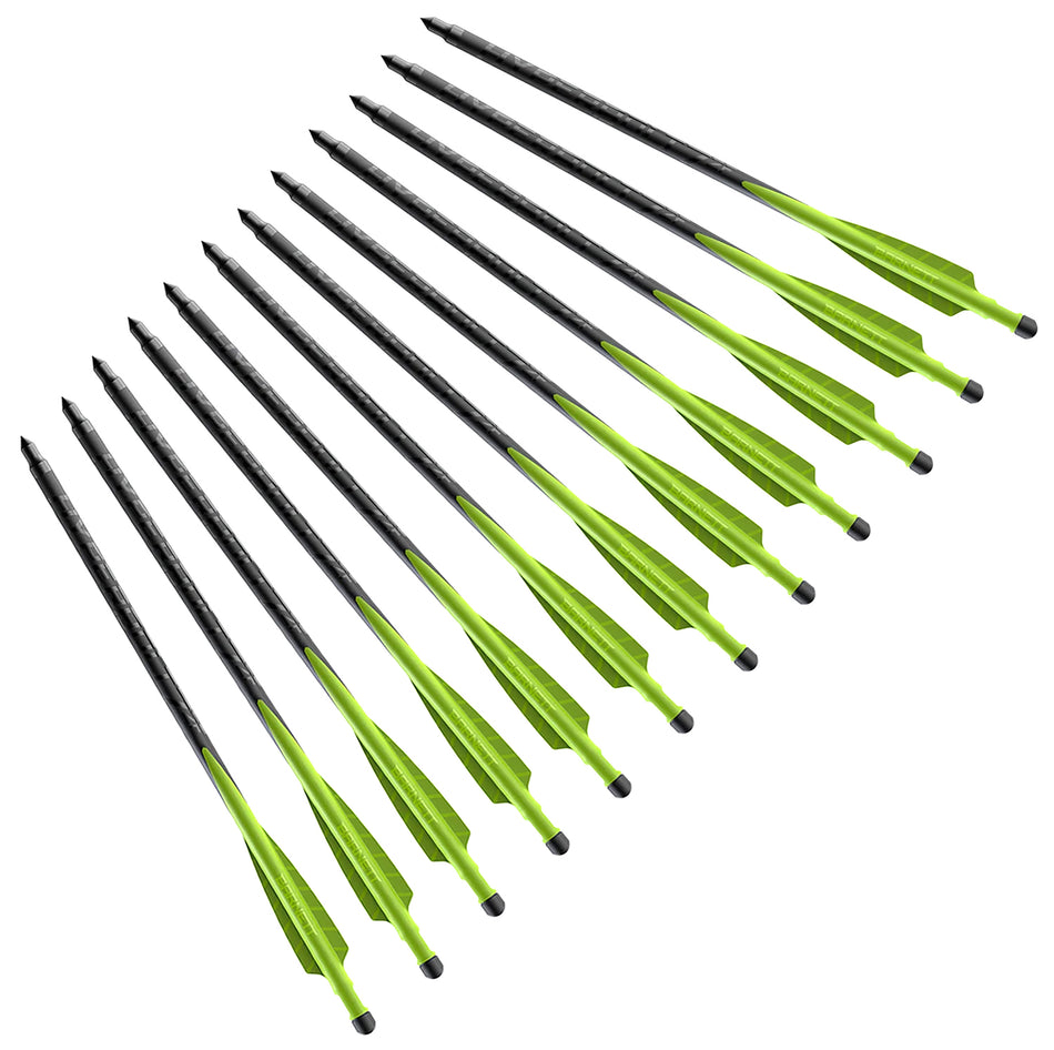 Barnett DeMUN Hyperbolt 2-Fletch Crossbow Bolts 12-Pack BAR50037