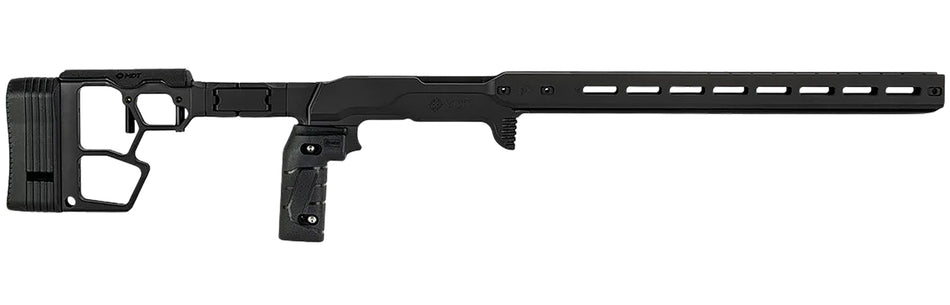 MDT 116079BLK Premier Gen2 Chassis Black Cerakote Aluminum Ruger American Rimfire 34.40 OAL