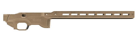 MDT 114881FDE Premier Gen2 Chassis Base FDE Cerakote Aluminum Ruger American Rimfire Right Hand