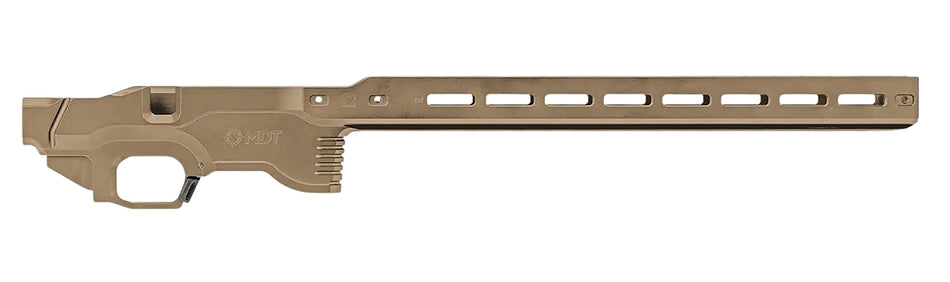 MDT 114881FDE Premier Gen2 Chassis Base FDE Cerakote Aluminum Ruger American Rimfire Right Hand