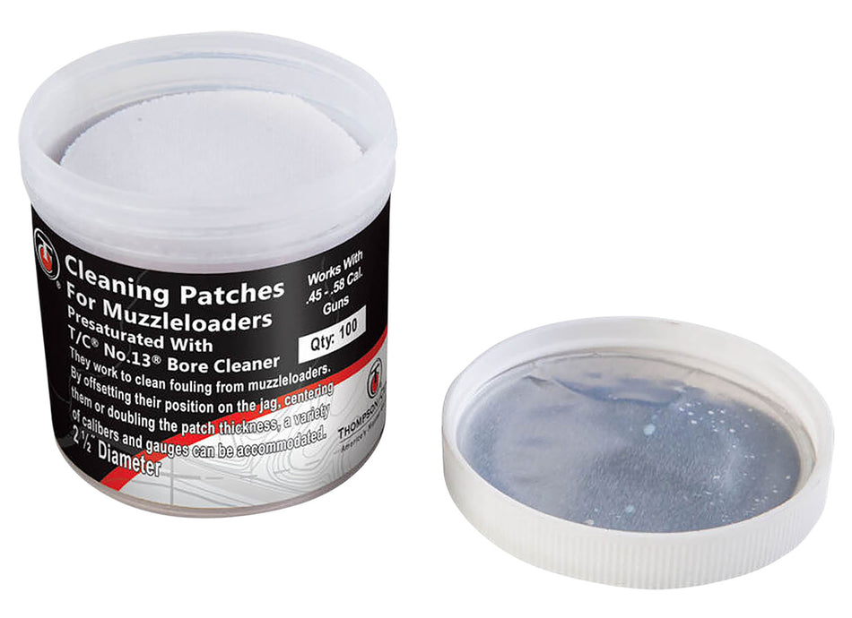 Thompson Center 9036R No. 13 Bore Cleaner Cleaning Patches 2.5" 100ct