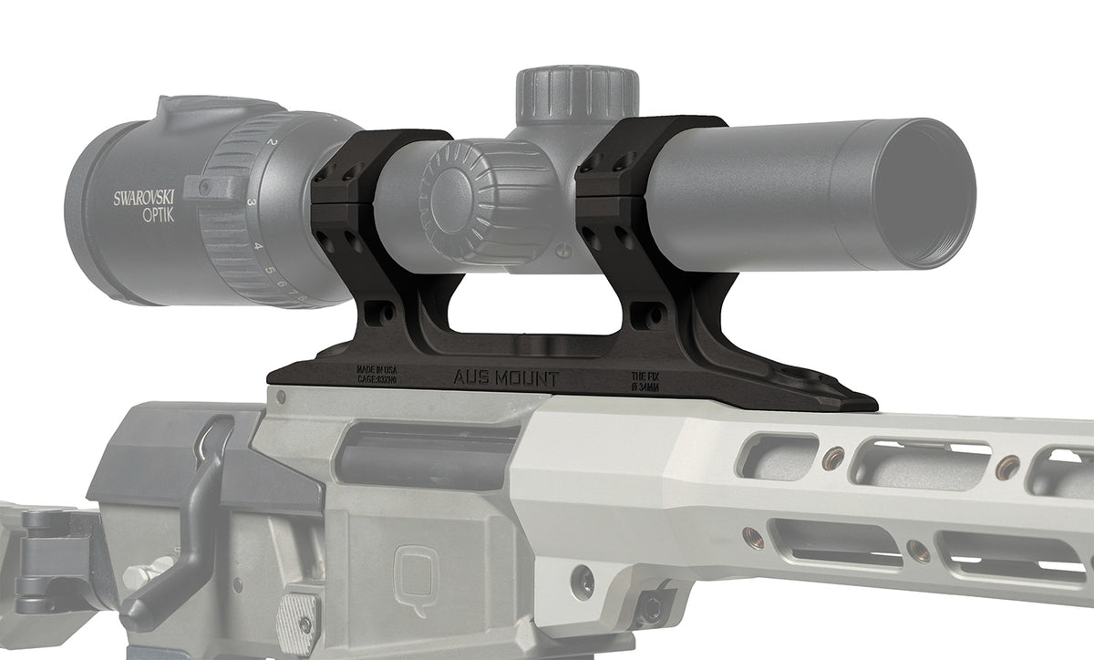 Q 100-322 AUS 34MM Direct Optic Mount for The Fix – Black
