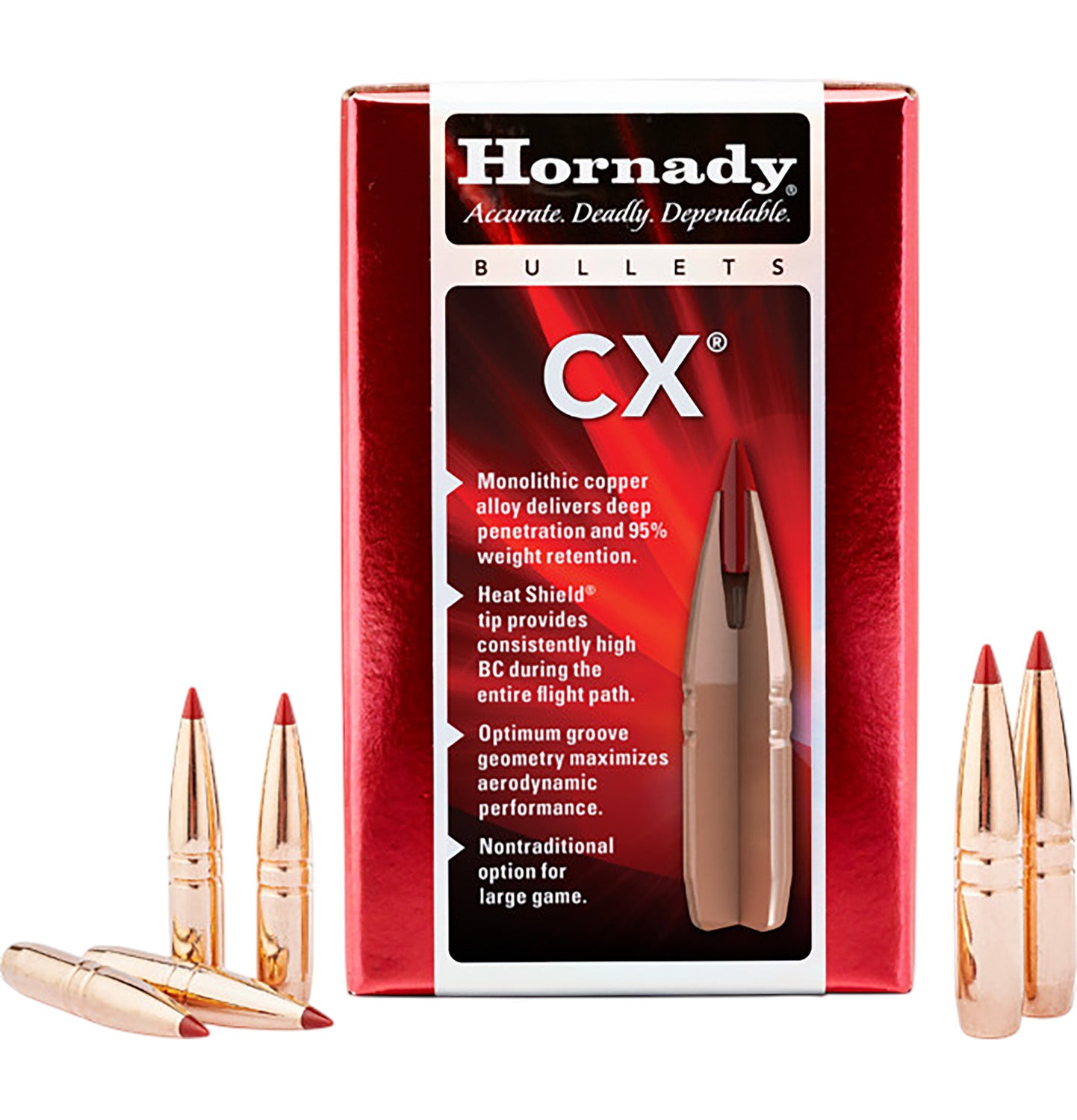 Hornady CX .224 Diameter 65 Grain Reloading Bullets 50CT