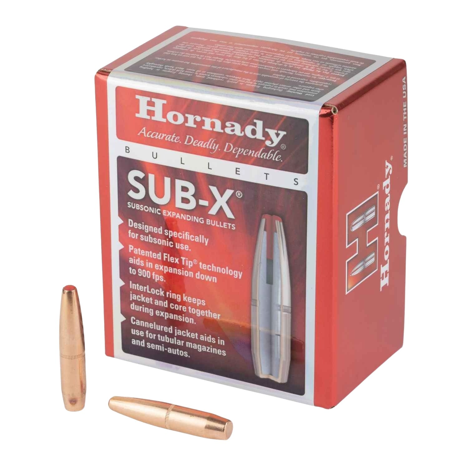 Hornady 338 Caliber .338 307 Grain Subsonic Bullets 50ct