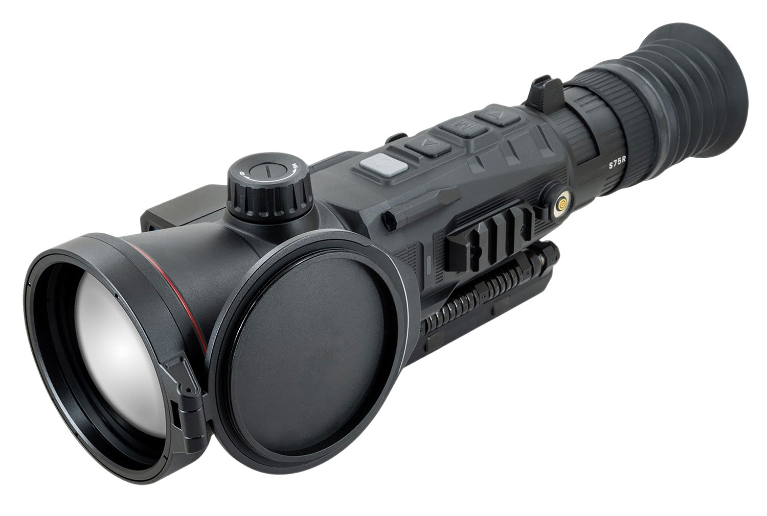 Nocpix RICO2S75R Rico 2 S75R LRF Thermal Sight 3x 75mm 1280x1024 12 Microns Black