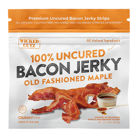 Wicked Cutz WCPJ02MA Maple Bacon Snacks Old Fashioned 10 Pack