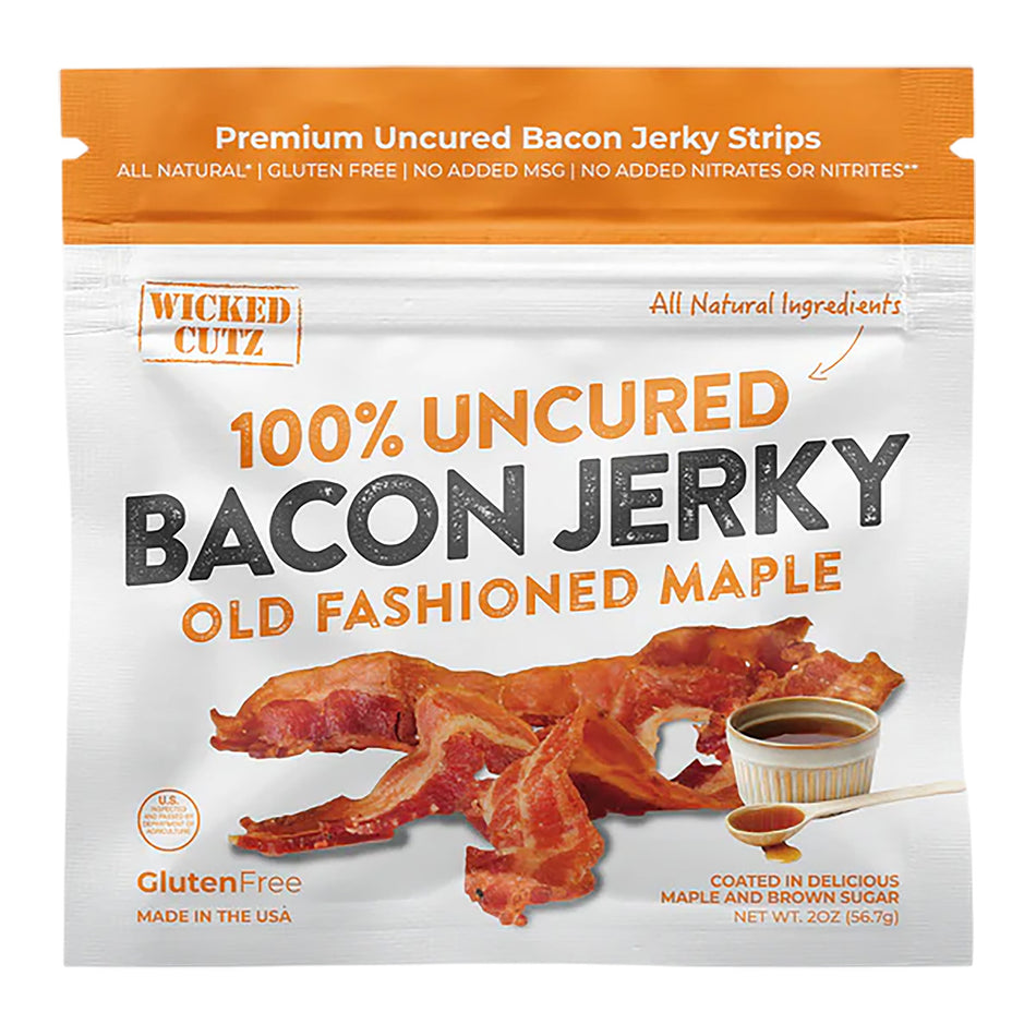 Wicked Cutz WCPJ02MA Maple Bacon Snacks Old Fashioned 10 Pack