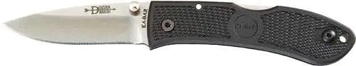 Ka-Bar Dozier 2.25 Inch Mini Folding Knife Black Drop Point