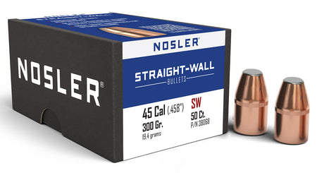 Nosler Power Point .458" 300gr 45 Cal Bullets 50ct