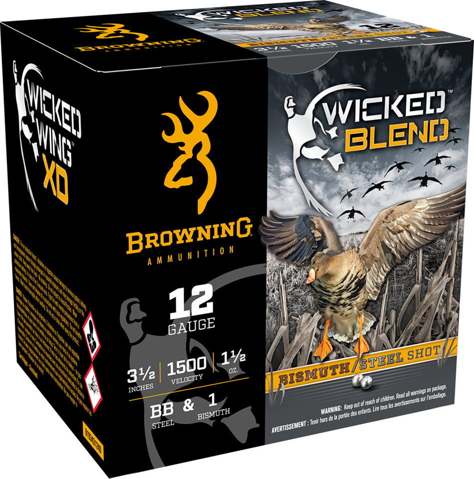 Browning 12 Gauge Shotgun Shells  BB / 1 1-1/2 oz 3.5 in