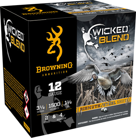 Browning 12 Gauge Shotgun Shells  #2 / 4 1-1/2 oz 3.5 in
