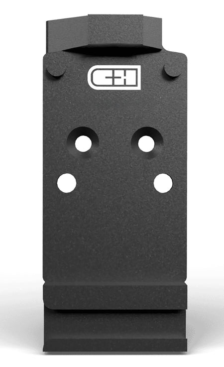 C&H Precision V4 Steel Optic Plate, GLOCK Dovetail, Fits CZ Shadow 2 OR, Holosun 407C/507C/508T, Black CZ-SDW2-RSH-GDT-ST