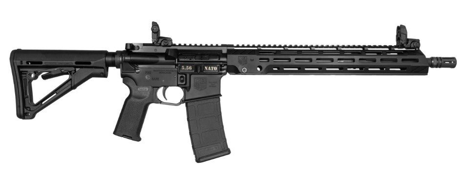 Diamondback DB1889K001 DB15 Knight's Armament 5.56 NATO 30+1 16" Phosphate Chrome-Lined Threaded Barrel Rifle, Black Anodized Picatinny Rail, Magpul CTR Stock, Magpul MOE K2 Grip