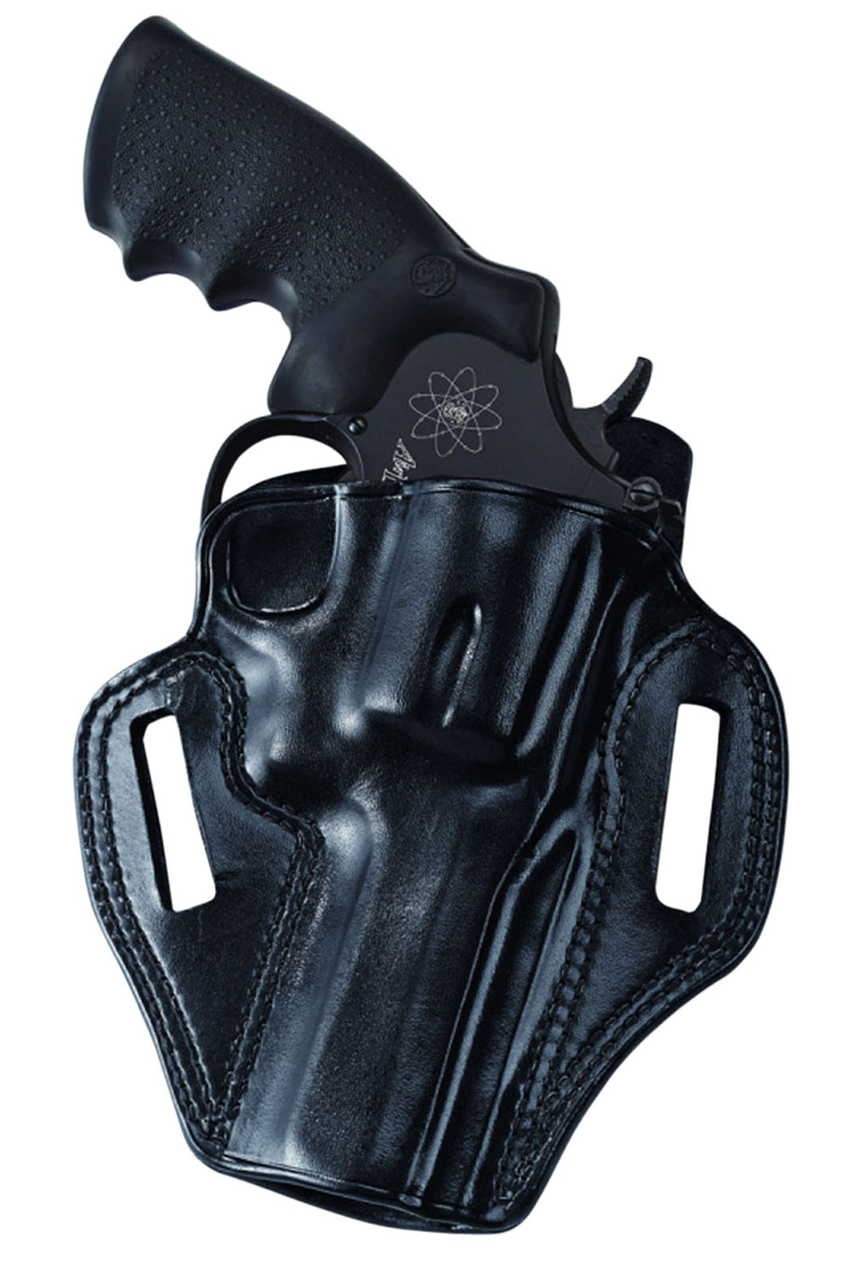 Galco CM158B Combat Master OWB Holster Black Leather Fits S&W J Frame and Charter Arms Undercover Right Hand