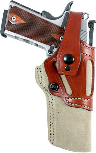 DeSantis Wild Hog Ambidextrous Natural Leather OWB Holster 1911 5"