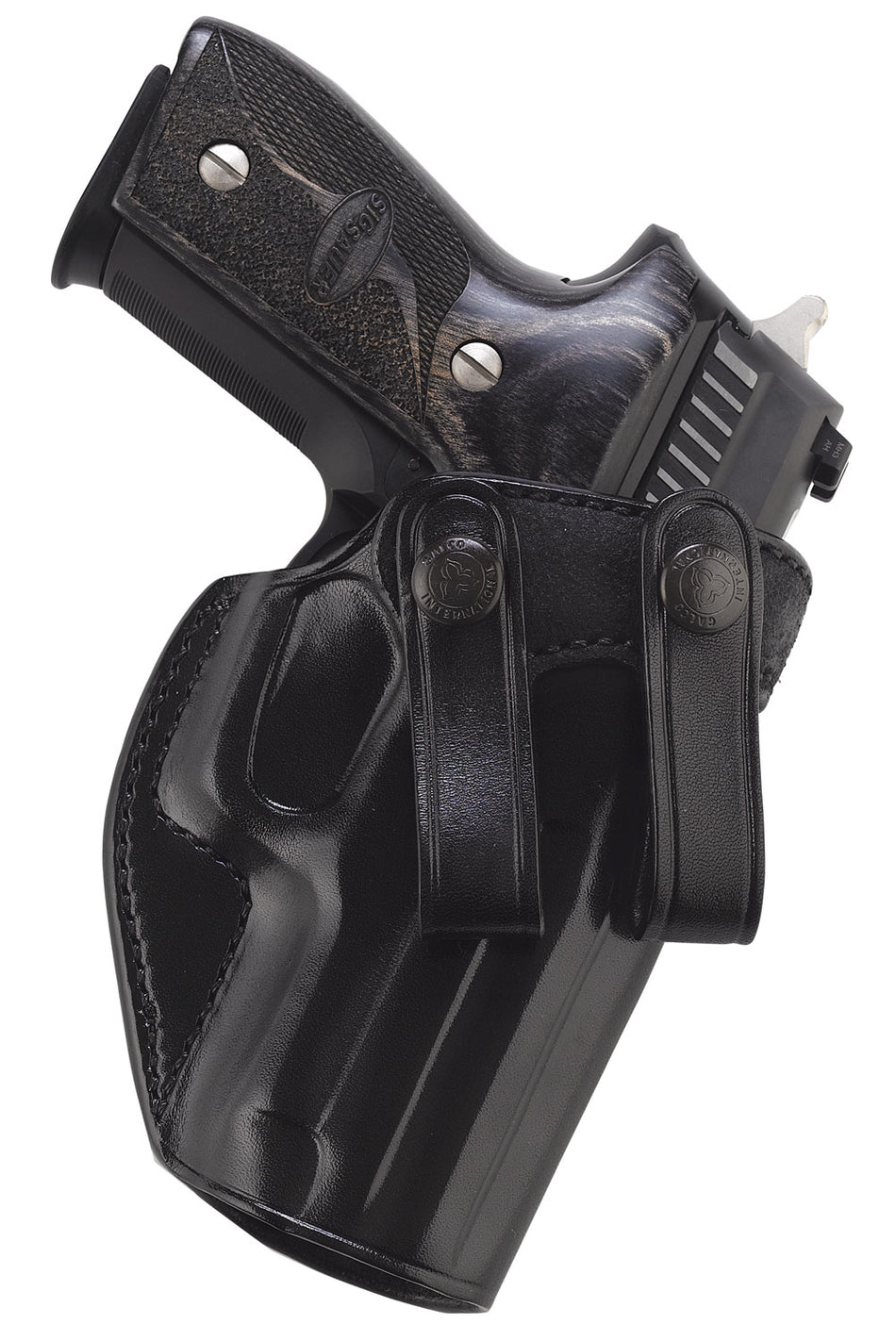 Galco SUM822B Summer Comfort IWB Black Leather Belt Loop Fits Sig P320 Compact Beretta APX RH