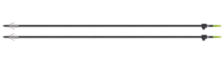 CenterPoint Typhon Bowfishing Fiberglass Arrows with Quick-Release Barb 2pk