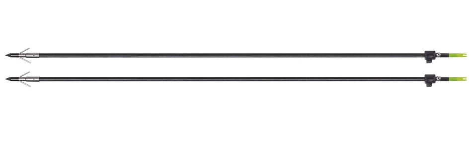 CenterPoint Typhon Bowfishing Fiberglass Arrows with Quick-Release Barb 2pk