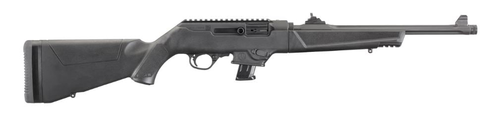 Ruger 19102 PC Carbine 9mm Luger 10+1 16.12" Black Fluted Threaded Barrel, Black Hard Coat Anodized Aluminum Receiver w/Picatinny Rail, Black Synthetic Stock, Right Hand