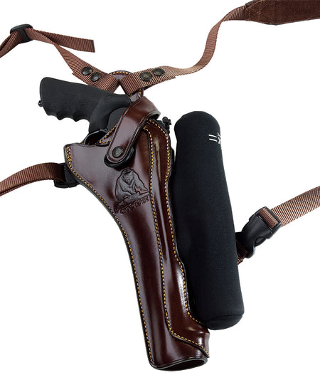 Galco KH172H Kodiak Hunter Havana Brown Leather Chest Holster for S&W X Frame 8 3/8" Right Hand