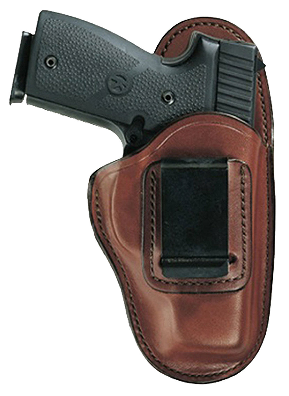 Bianchi 100 Professional IWB Size 01 Tan Leather Belt Clip Holster Compatible w/ Ruger LCR/S&W J Frame 2in Left Hand