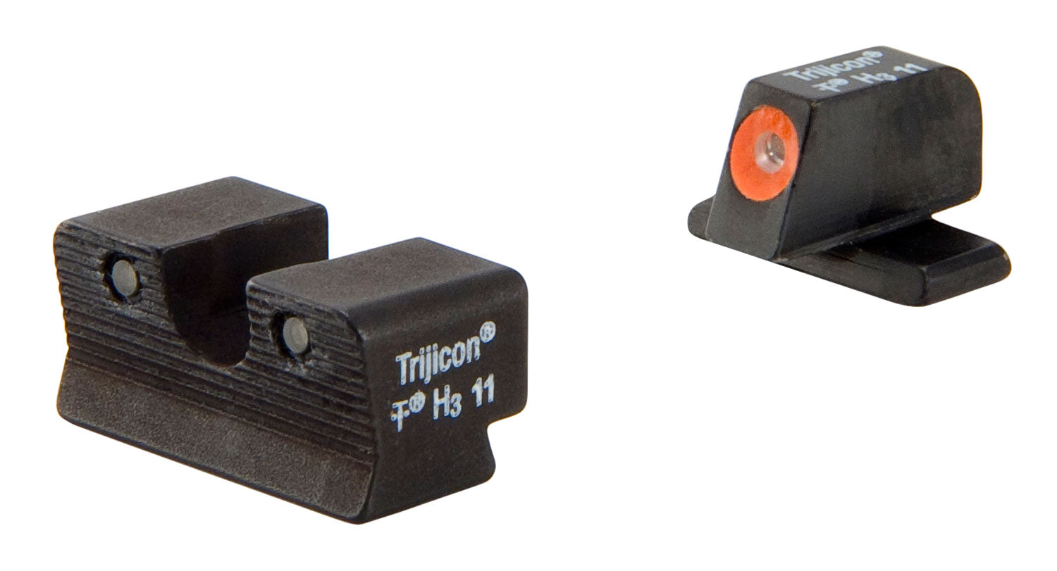 Trijicon 600752 Springfield XD-S/XD-E HD Night Sights – Green/Orange Front, Green Rear