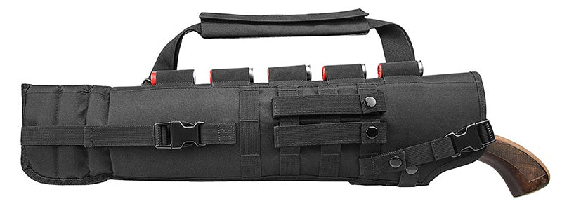NcSTAR VISM Black Extendable Shotgun Scabbard 20"-25"