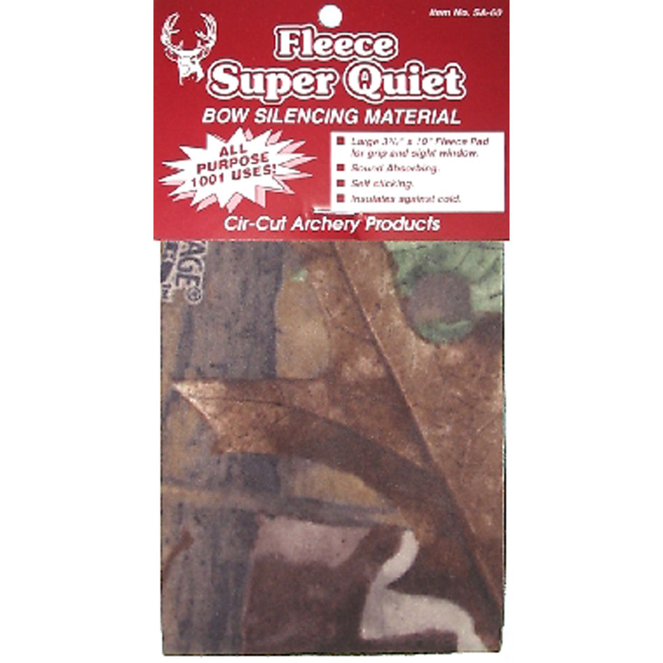 Cir-Cut Camo Micro Fleece Self-Adhesive Silencing Material 3.75 x 10 in.