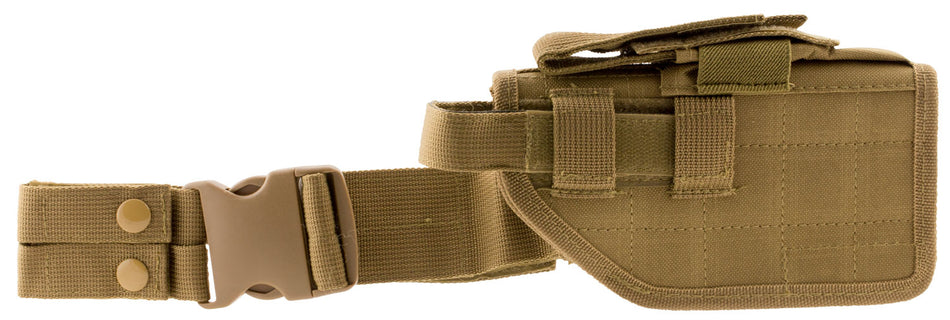 NcStar CVDLHOL2954T Tan PVC Drop Leg Holster for Full Size and Compact Semi-Auto Pistols