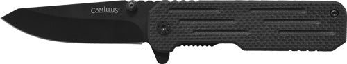 Camillus Choff 2.75" Stainless Drop Point Knife with Nylon Black Handle