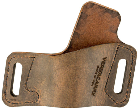 Versacarry WBOWB23 Protector S1 OWB Belt Slide Holster Brown Leather Large Semi-Auto RH