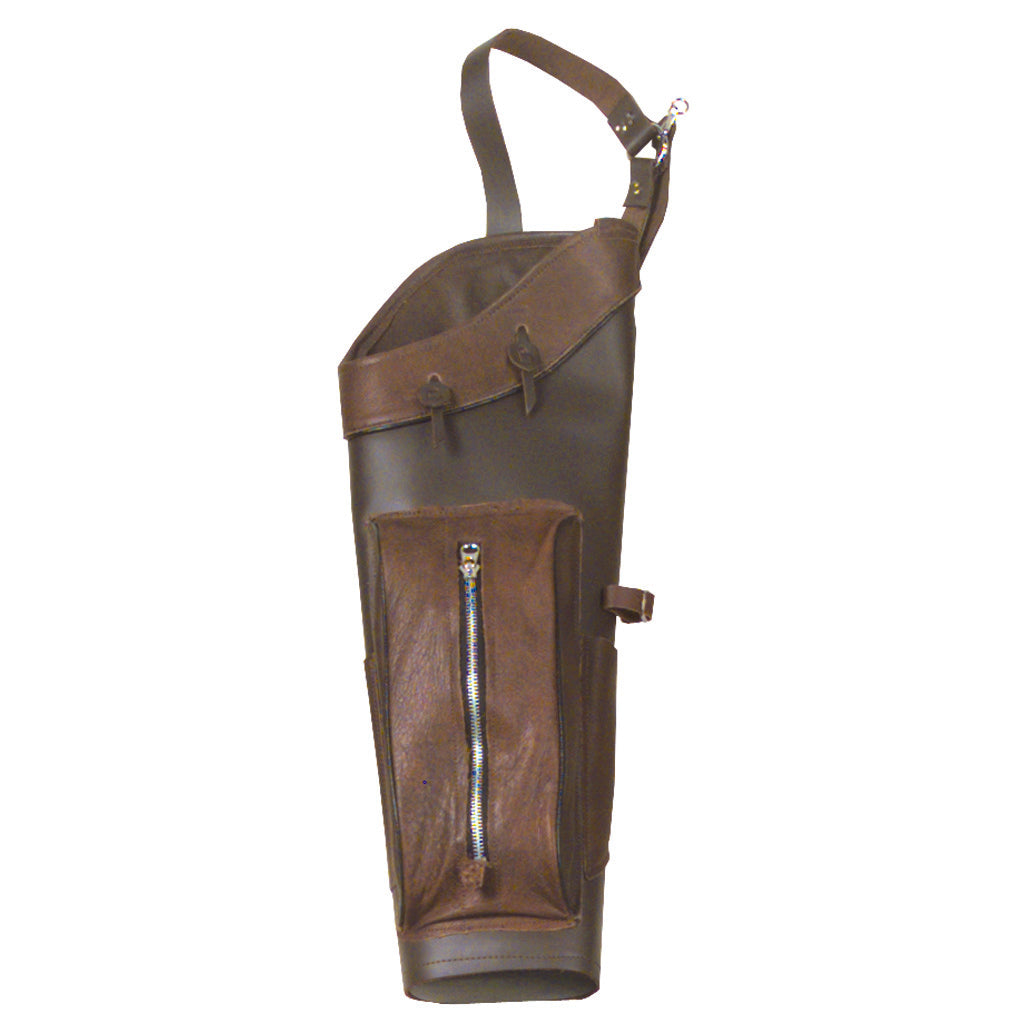 Wyandotte Top Grain Brown Leather Back Quiver RH/LH
