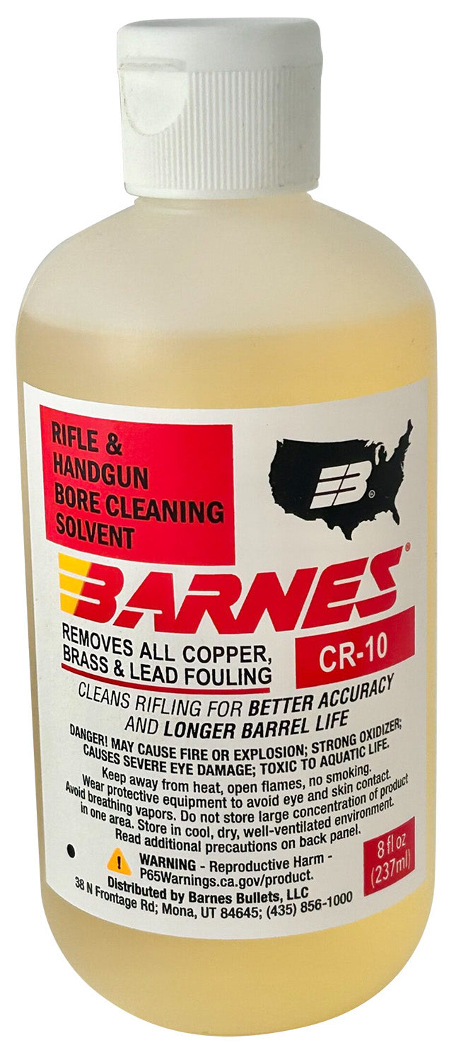 Barnes CR-10 Copper and Lead Bore Cleaner 8 oz Squeeze Bottle