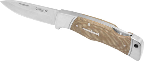 Camillus Classic 3.25" Drop Point Lock Back Knife with Micarta Handle