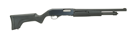 Stevens 19486 320 Security Full Size 12 Gauge Pump 3" 5+1 18.50" Matte Black Carbon Steel Barrel, Matte Black Aluminum Receiver, Fixed Matte Black Synthetic Stock, Ambidextrous