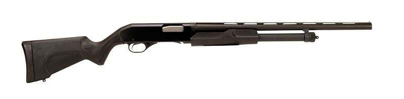 Stevens 22436 320 Field 20 Gauge Pump Shotgun, 3" 5+1 26" Vent Rib Barrel, Matte Black Synthetic Stock