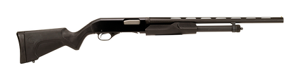 Stevens 22436 320 Field 20 Gauge Pump Shotgun, 3" 5+1 26" Vent Rib Barrel, Matte Black Synthetic Stock