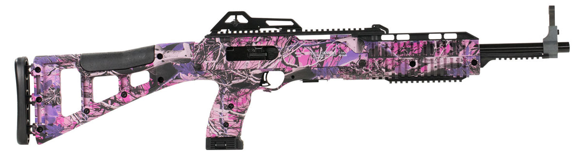 Hi-Point 4095TSPI 40 S&W Carbine, 17.5" Barrel, 10+1 Capacity, Country Girl Camo Skeletonized Stock, Right Hand