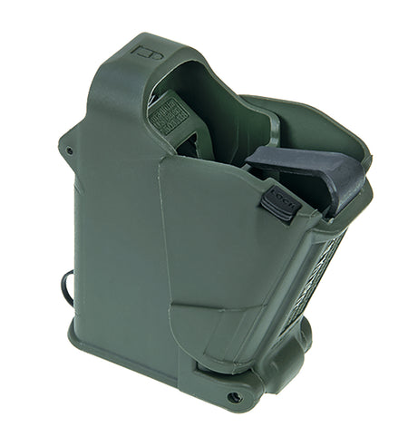 Maglula UpLULA UP60DG Universal Dark Green Loader/Unloader – 9mm to .45 ACP Double/Single Stack
