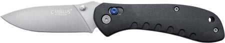 Camillus Rovax 3.25" Stainless Folding Knife with Black Nylon Handle