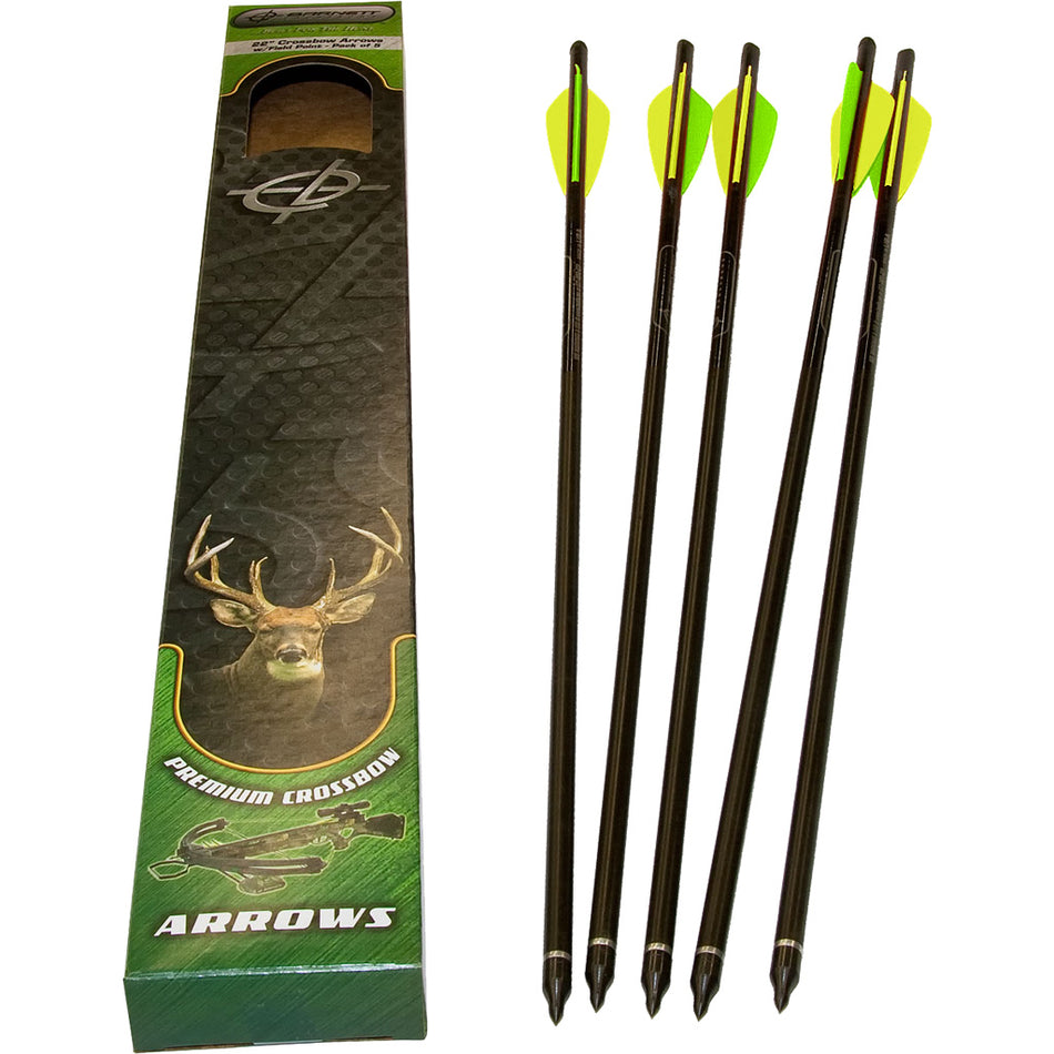 Barnett Head Hunter 22" Carbon Crossbow Arrows 5-Pack