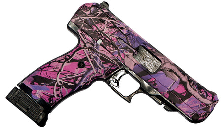 Hi-Point 34510PI JHP .45 ACP Pistol 9+1, Pink Camo Hydro-Dipped Slide