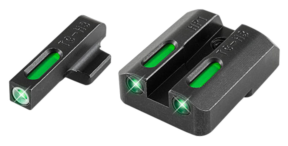 TruGlo TG13HP1A TFX Day/Night Tritium Fiber Optic Sight Set with White Outline