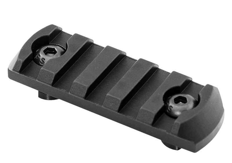 MFT Tekko 5-Slot Metal MLOK Picatinny Rail Section 2-3/8 Inch Black