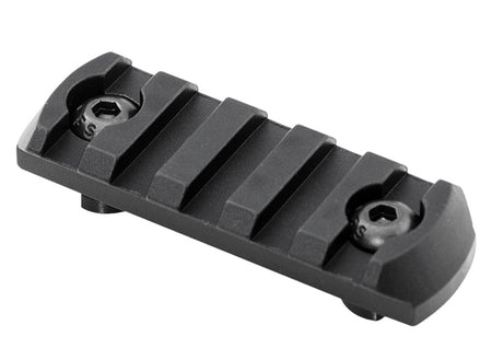 MFT Tekko 5-Slot Metal MLOK Picatinny Rail Section 2-3/8 Inch Black