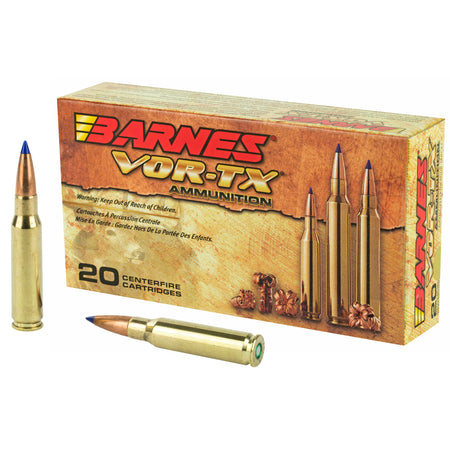 Barnes .308 Win / 7.62x51mm 21541 VOR-TX Tipped TSX Boat Tail BT 168 Grain