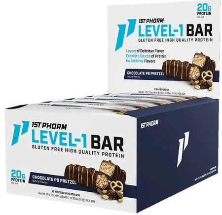 1ST PHORM LEVEL 1 BAR CHOCOLATE PB PRETZEL 15 BARS