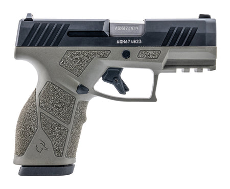 Taurus GX2 9mm Luger 13+1 Pistol, 3.37" Stainless Barrel & Slide, OD Green Polymer Frame